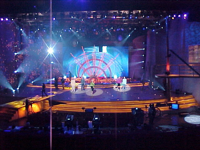 The Eurovision Song Contest stage in Jerusalem in 1999