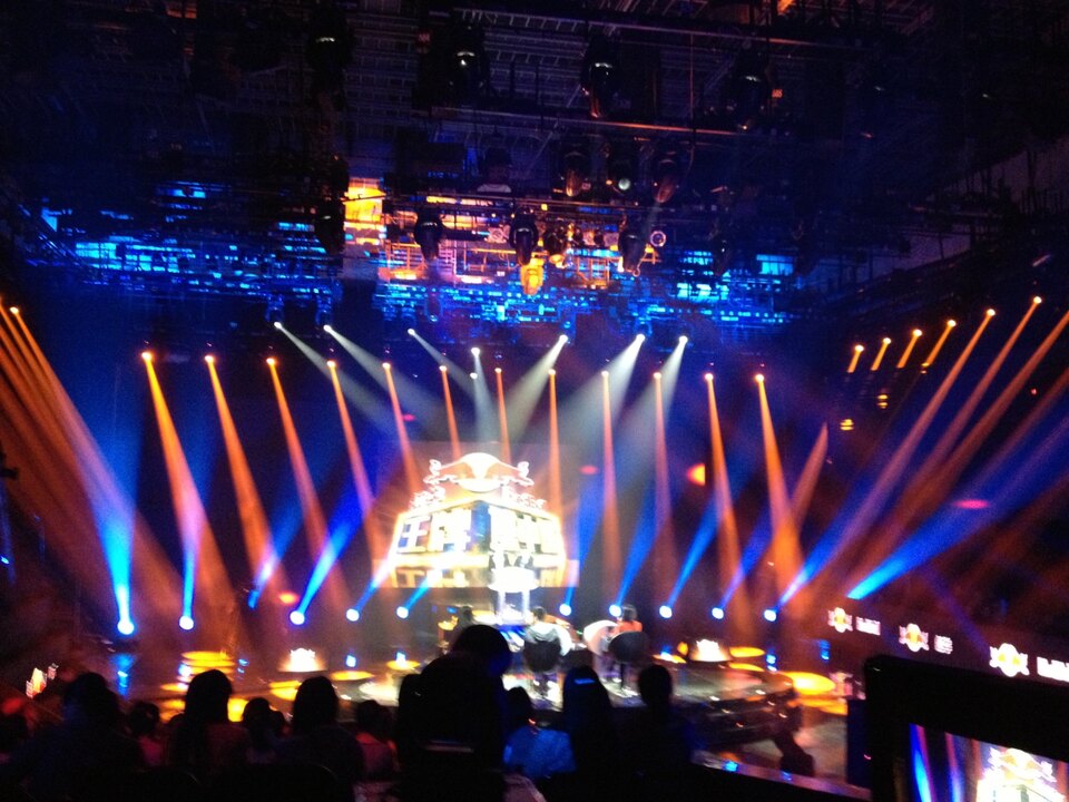 Pokerface China stage in Hangzhou